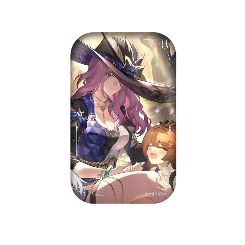 [Honkai Star Rail] Rectangle Light Cone Can Badge – Jade