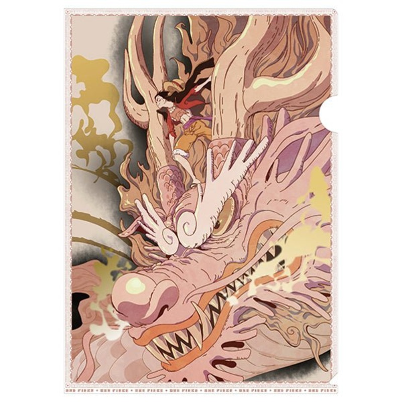 [One Piece] Illustration Collection Clear File- Luffy & Momonosuke