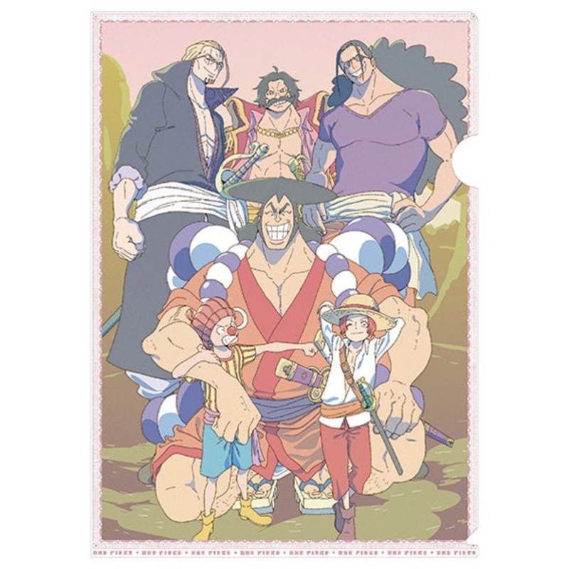 [One Piece] Illustration Collection Clear File- Roger Pirates