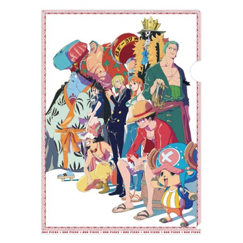 [One Piece] Illustration Collection Clear File- Straw Hat Crew