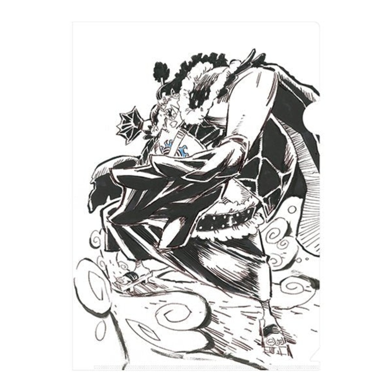 [One Piece] Illustration Works Clear File- Jinbe