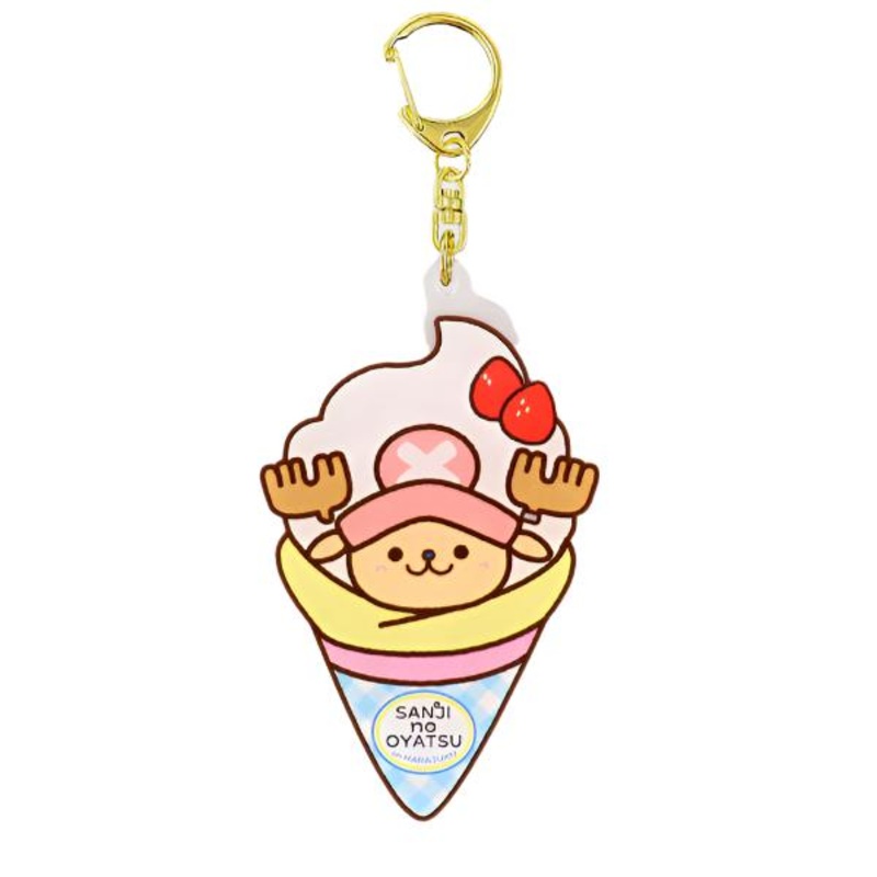 [One Piece] Sanji no Oyatsu Ice Cream Crepe Acrylic Keychain- Chopper