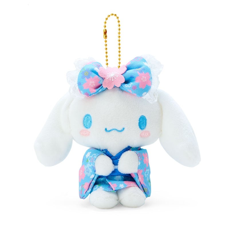 [Sanrio] Cherry Blossom Japanese Kimono Plush Keychain – Cinnamoroll