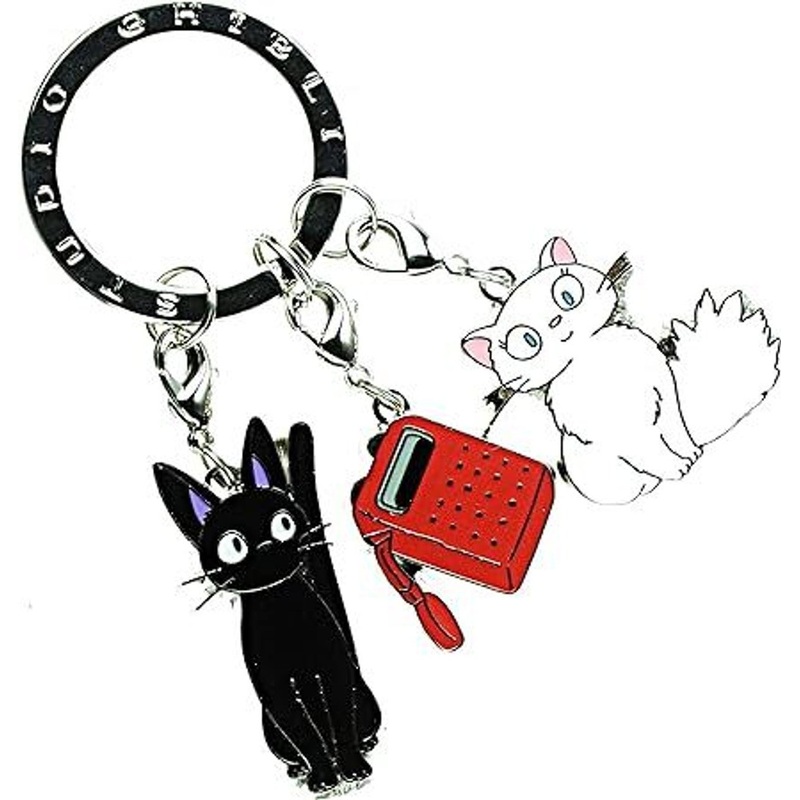 [Studio Ghibli] Kiki’s Delivery Service Triple Key Ring Jiji, Radio and Lily