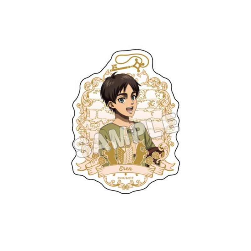 [Attack on Titan] 10 Years Journey / Original die-cut sticker Eren (Past)