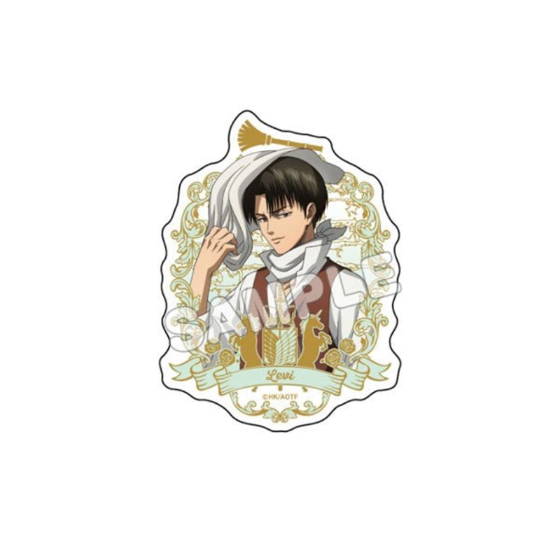 [Attack on Titan] 10 Years Journey / Original die-cut sticker Levi (Past)