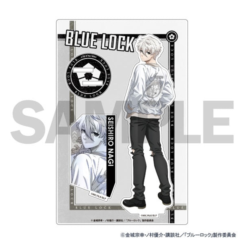 [Blue Lock] Sukajan Jacket New Illustration Acrylic Stand – Seishiro Nagi