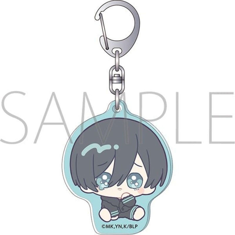 [Blue Lock] Chibi Crying Acrylic Keychain- Rin Itoshi