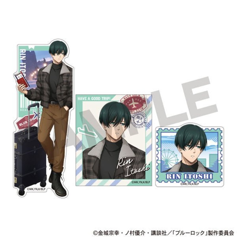 [Blue Lock] Travel Themed Sticker Pack- Rin Itoshi
