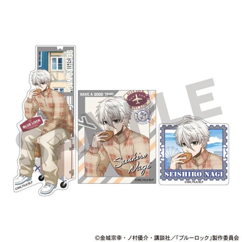 [Blue Lock] Travel Themed Sticker Pack- Seishiro Nagi