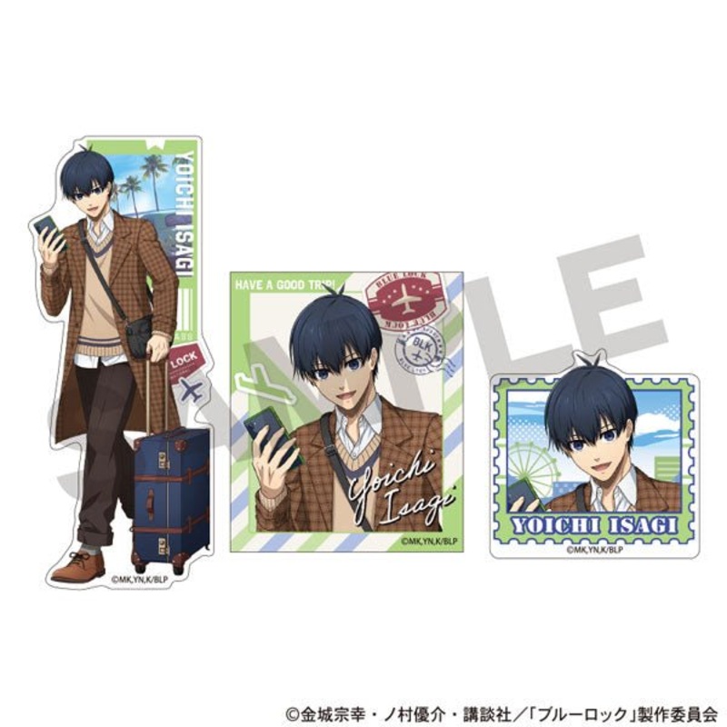 [Blue Lock] Travel Themed Sticker Pack- Yoichi Isagi