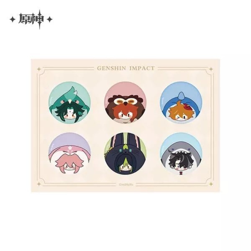 [Genshin Impact] Mini Can Badge Set – Genshin Impact Teyvat Zoo Series