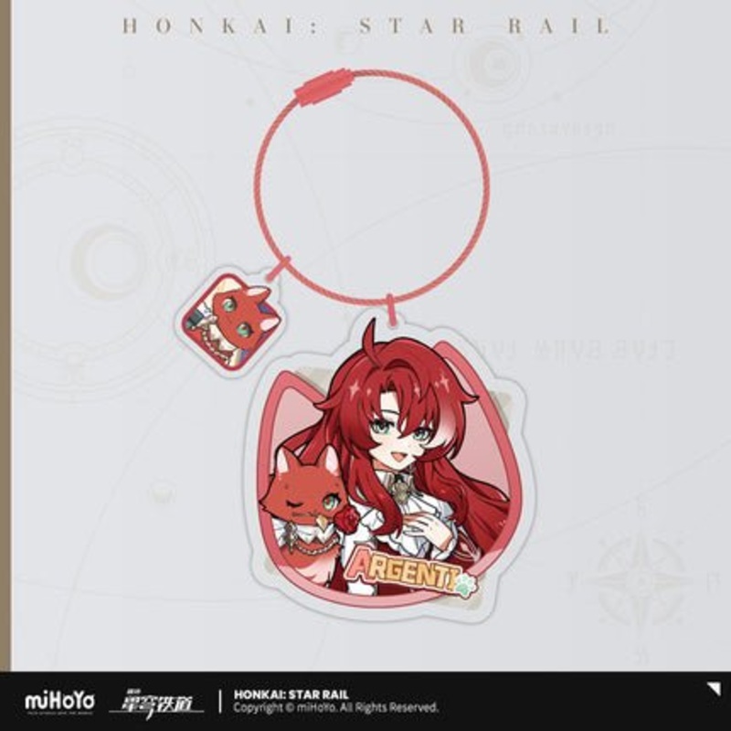 [Honkai Star Rail] Acrylic Pendant of the Tiny Cat Series – Argenti