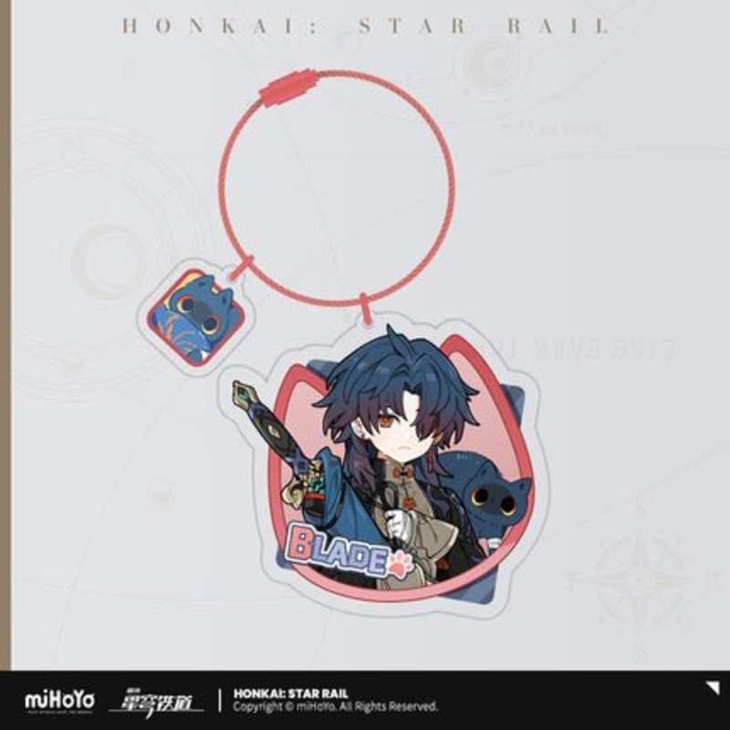 [Honkai Star Rail] Acrylic Pendant of the Tiny Cat Series – Blade