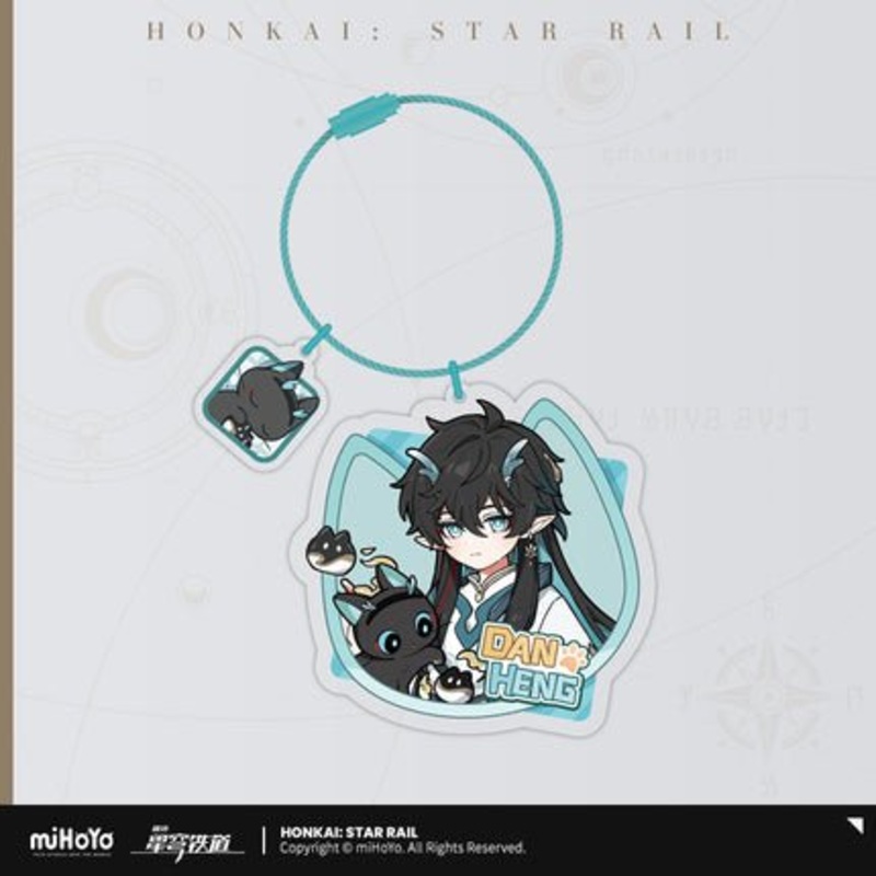[Honkai Star Rail] Acrylic Pendant of the Tiny Cat Series – Imbibitor Lunae Dan Heng