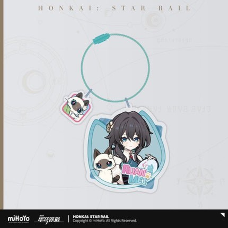 [Honkai Star Rail] Acrylic Pendant of the Tiny Cat Series – Ruan Mei
