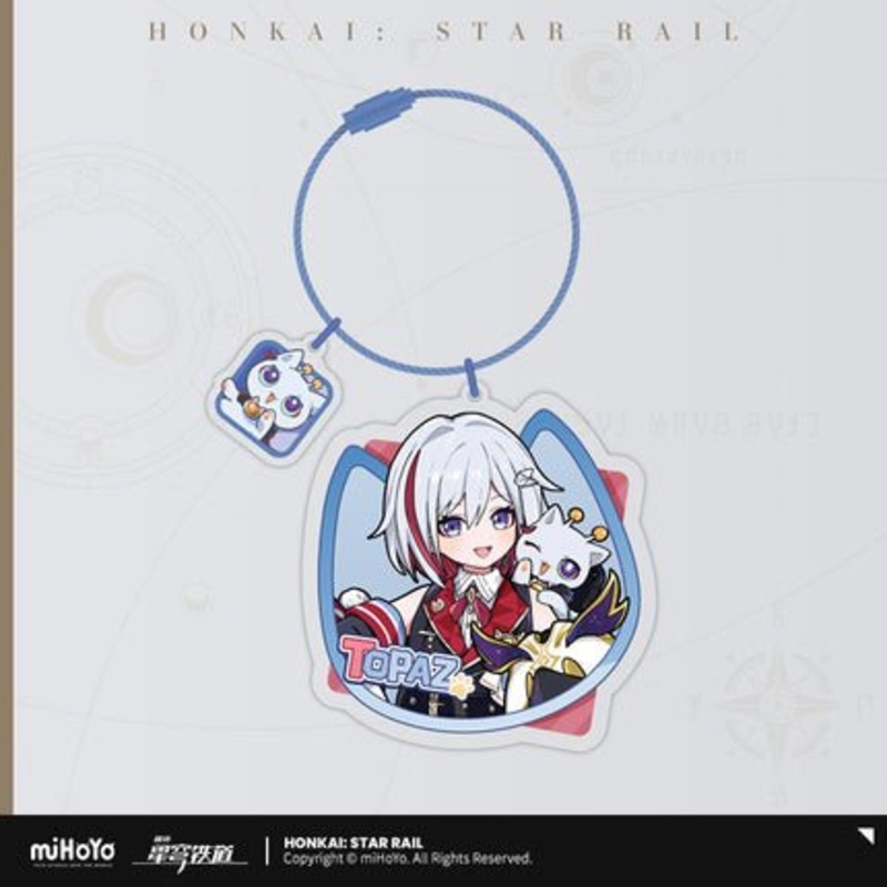 [Honkai Star Rail] Acrylic Pendant of the Tiny Cat Series – Topaz