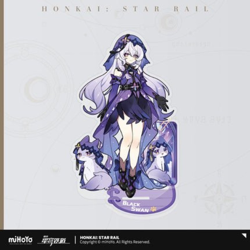 [Honkai Star Rail] Acrylic Stand of Tiny Cat Series – Black Swan