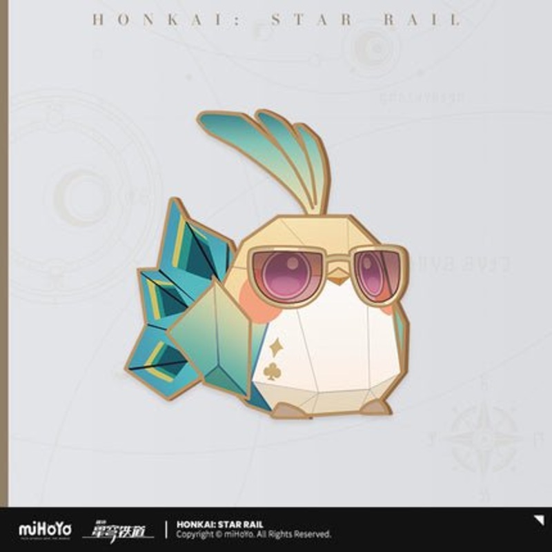 [Honkai Star Rail] Jimi’s Reception Room Series Metal Badge – Aventurine bird