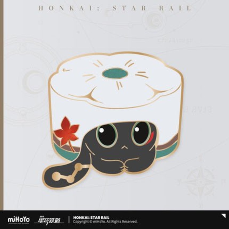 [Honkai Star Rail] Ruan Mei Creation Cat Cake Series Metal Badge – Dan Heng