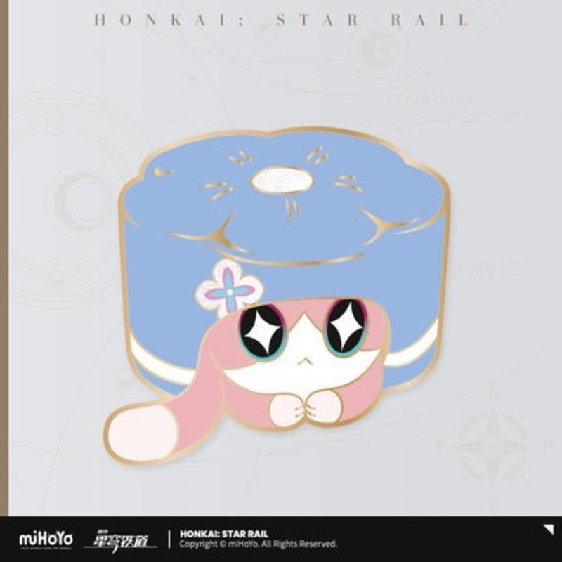 [Honkai Star Rail] Ruan Mei Creation Cat Cake Series Metal Badge – March 7th