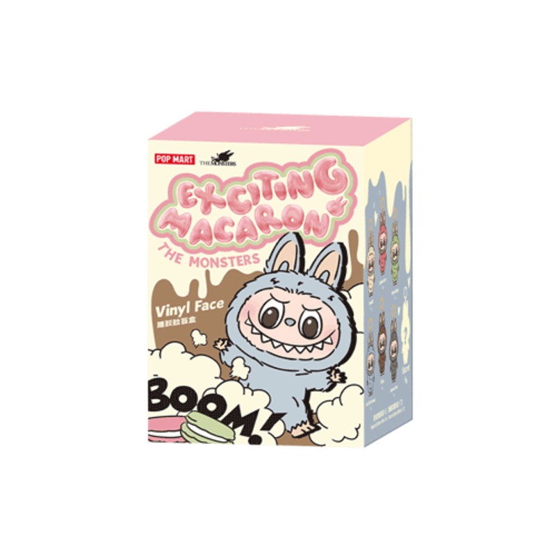 [Pop Mart] Official THE MONSTERS – Exciting Macaron Vinyl Face **BLIND BOX**