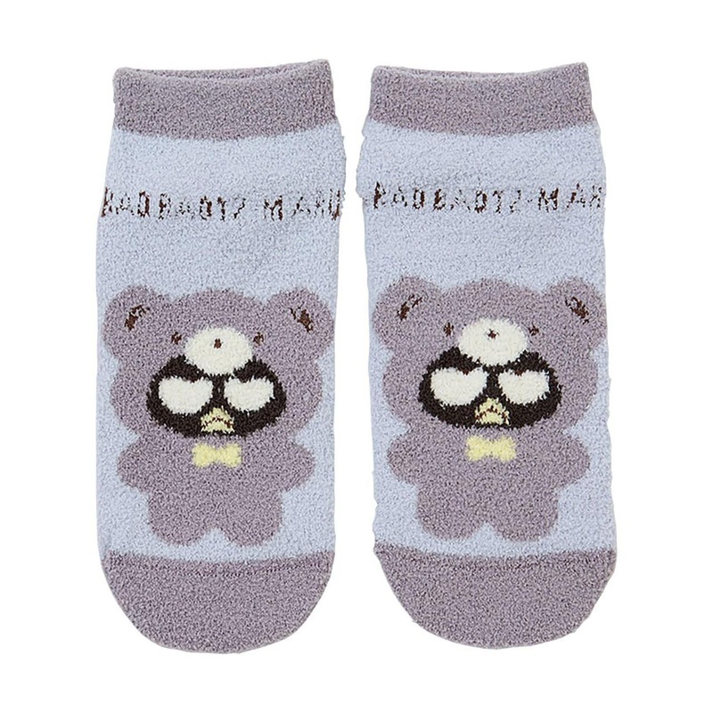 [Sanrio] Official Sanrio Exclusive Fluffy Socks – Bear Costume Badtz-Maru