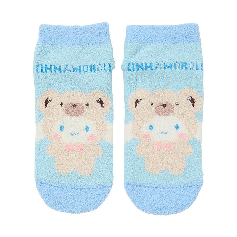 [Sanrio] Official Sanrio Exclusive Fluffy Socks – Bear Costume Cinnamoroll