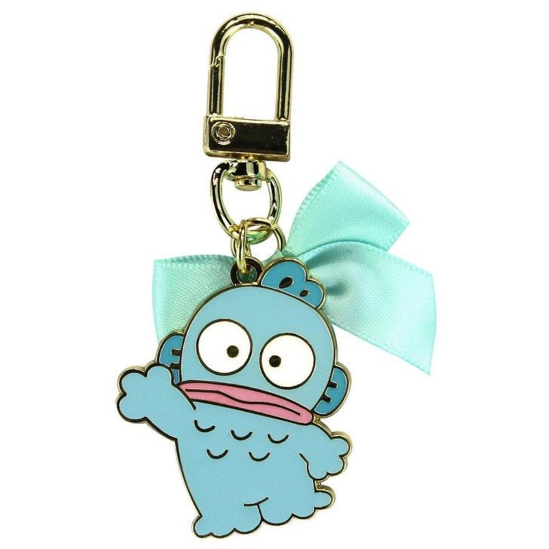 [Sanrio] Ribbon Metal Keychain Hangyodon
