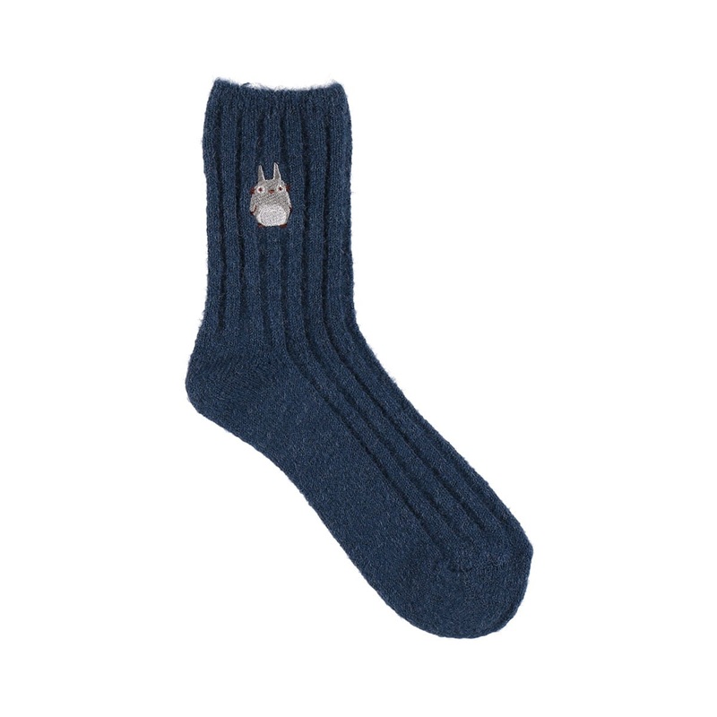 [Studio Ghibli] My Neighbor Totoro Wool Ribbed Crew Socks Size 23-25cm