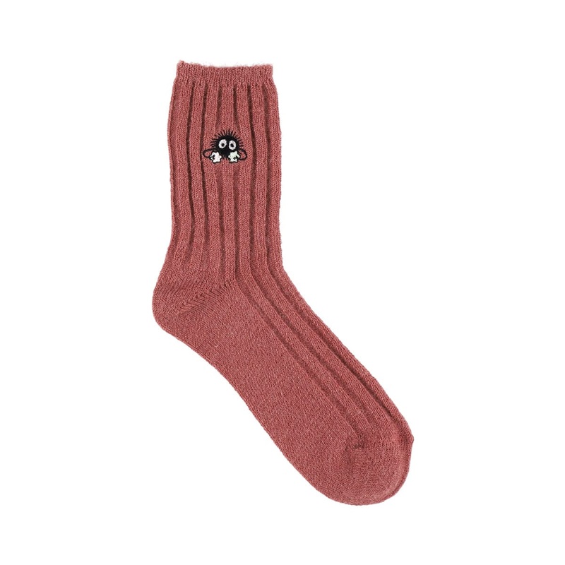 [Studio Ghibli] Spirited Away Wool Ribbed Crew Socks Size 23-25cm