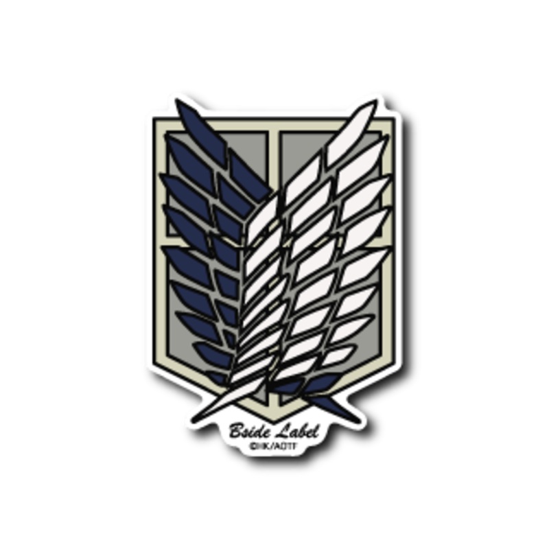 [Attack on Titan] B-Side Label Sticker- Survey Corps Logo