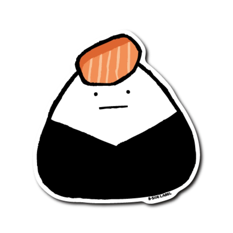 [B-Side] Onigiri salmon front (with lines)