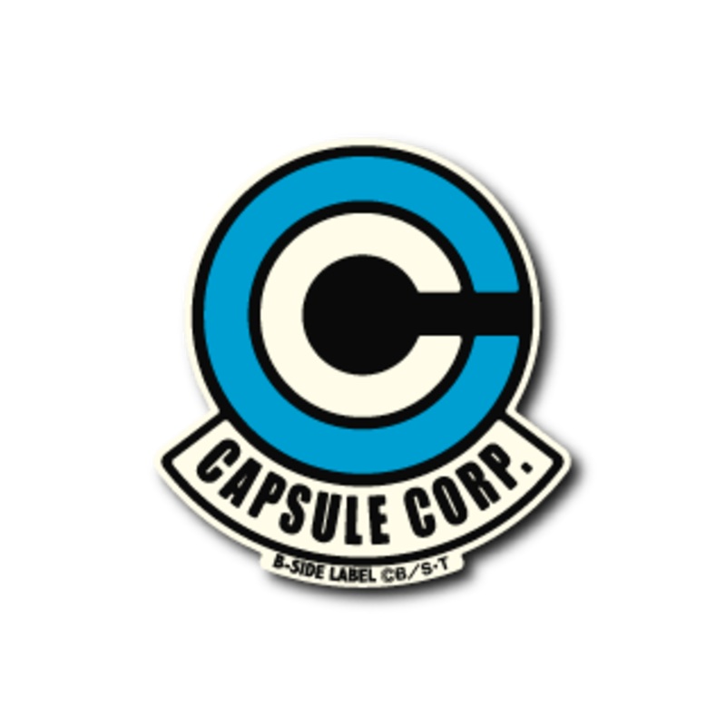 [Dragon Ball] B-Side Label Sticker- Capsule Corporation Logo