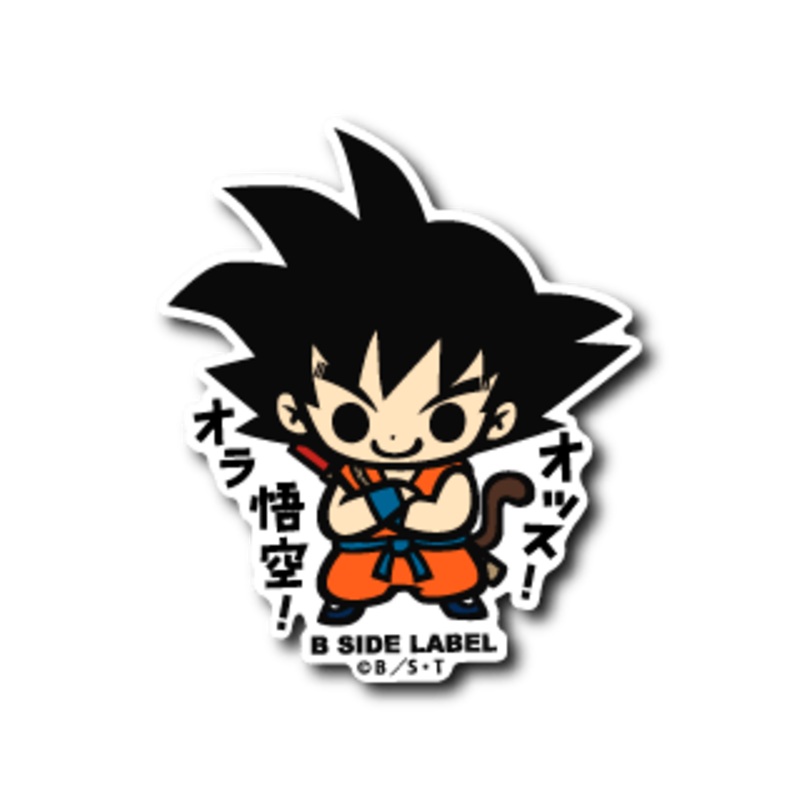 [Dragon Ball] B-Side Label Sticker- Goku