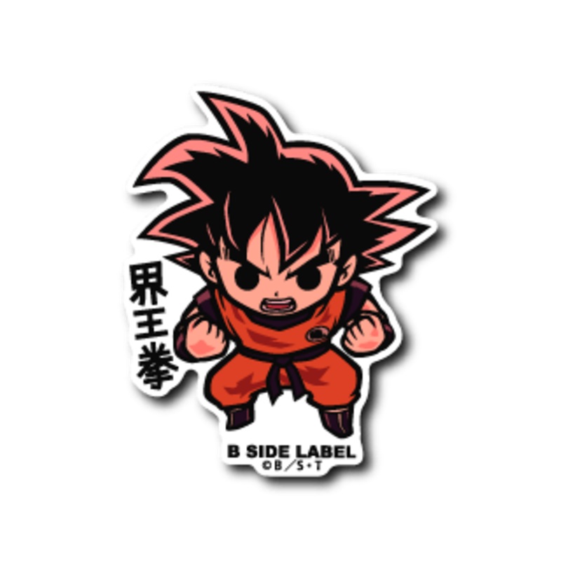 [Dragon Ball] B-Side Label Sticker- Kaioken Goku