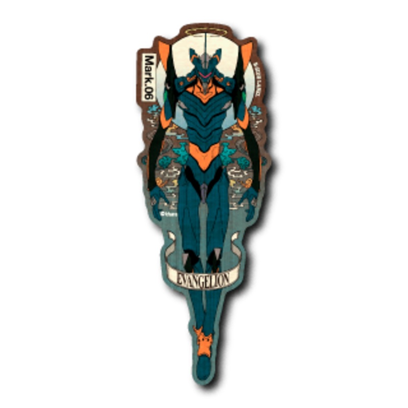 [Evangelion] B-Side Label Sticker- Eva-06 (Ukiyo-E)