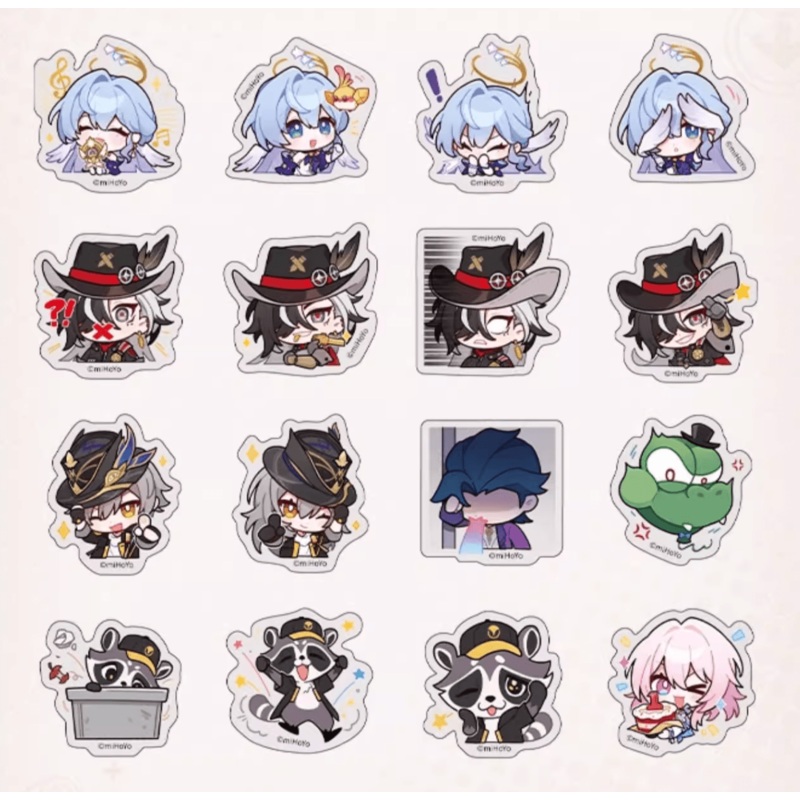 [Honkai Star Rail] Pam Exhibition Series Q-version Sticker Pack 4