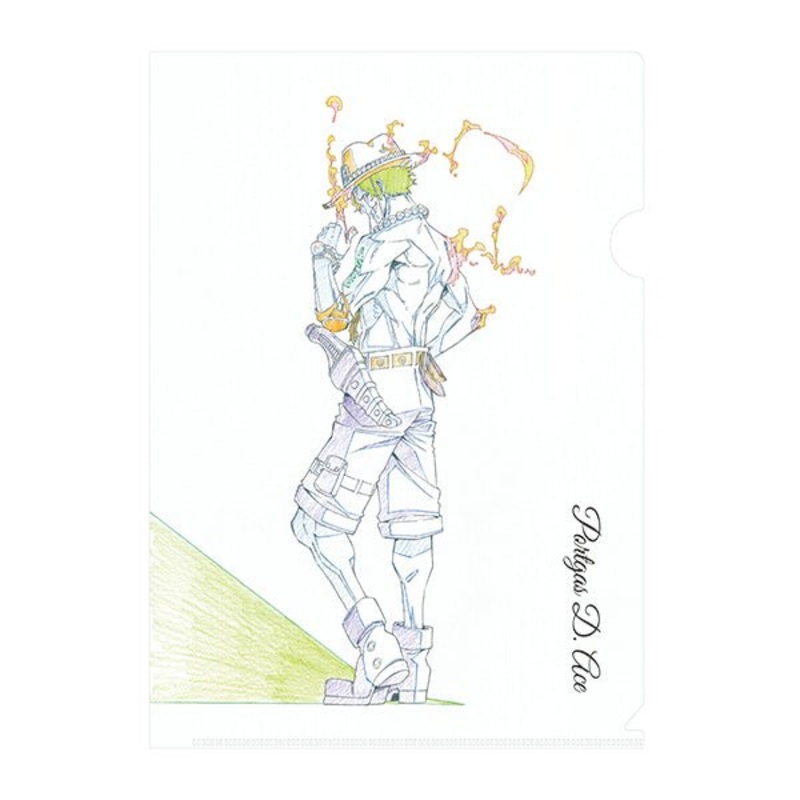 [One Piece] Illustration Work By Oda Eiichiro Clear File/Ace