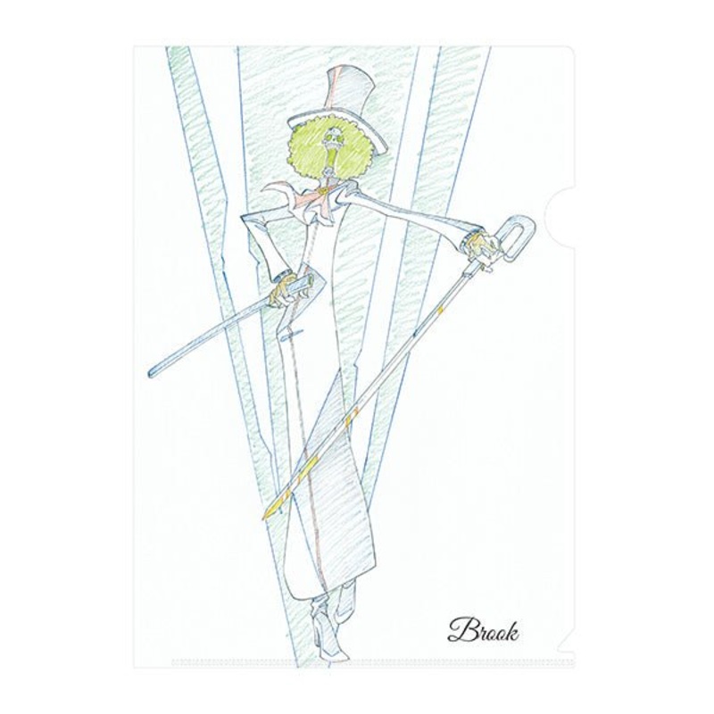 [One Piece] Illustration Work By Oda Eiichiro Clear File/Brook