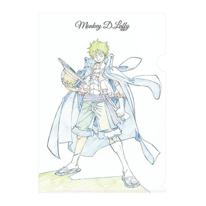 [One Piece] Illustration Work By Oda Eiichiro Clear File/Luffy
