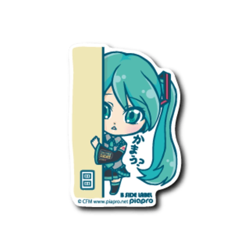 [Hatsune Miku] B-Side Label Sticker- Hatsune Miku (Wall)
