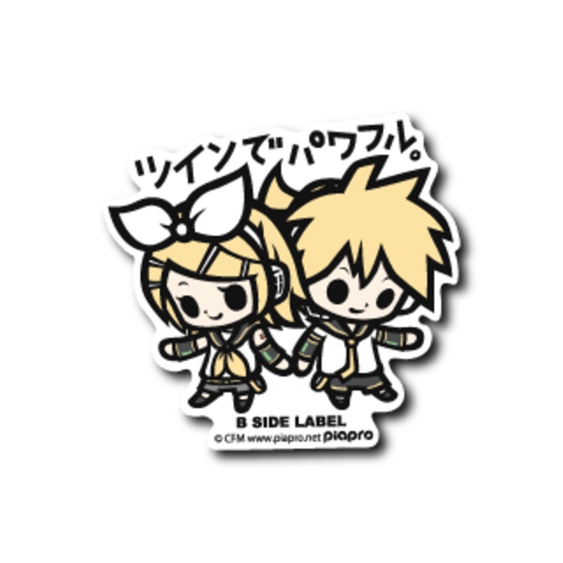[Hatsune Miku] B-Side Label Sticker- Kagamine Len & Rin