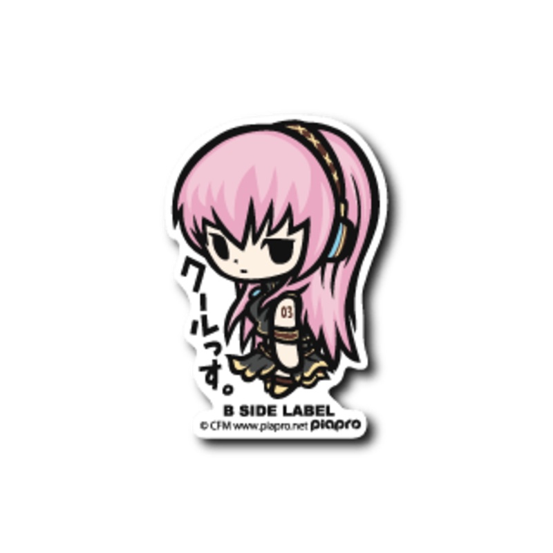 [Hatsune Miku] B-Side Label Sticker- Megurine Luka