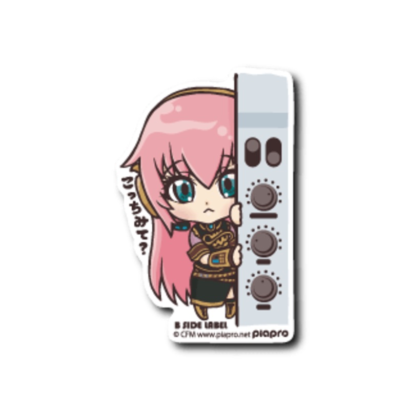 [Hatsune Miku] B-Side Label Sticker- Megurine Luka (Wall)