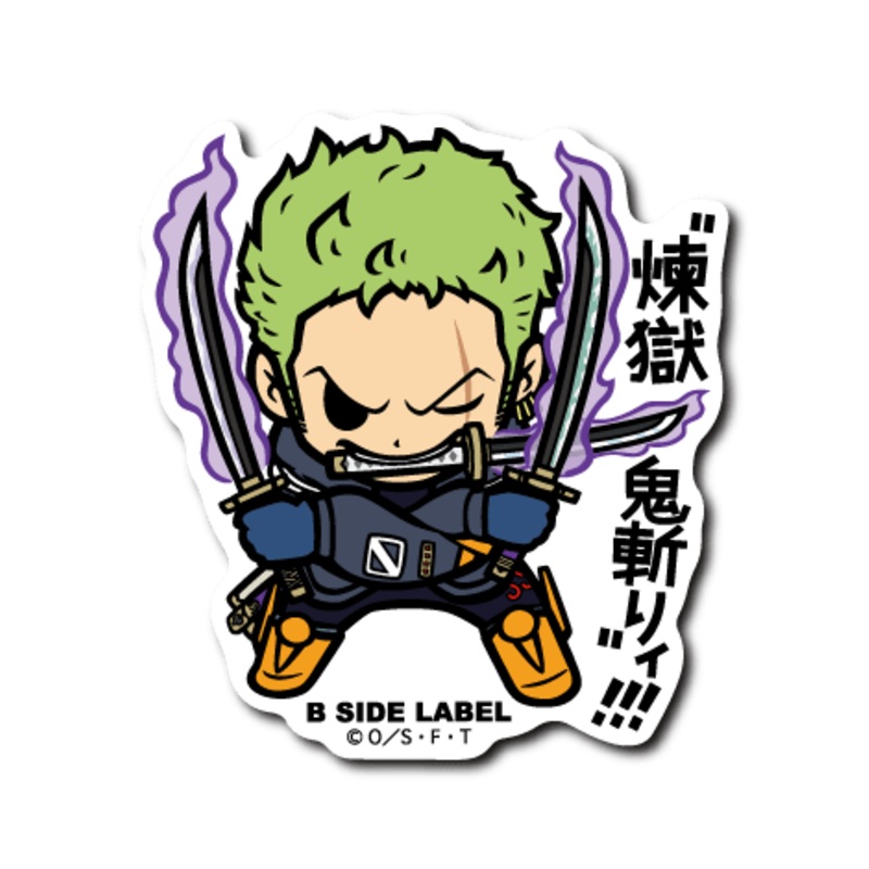 [One Piece] B-Side Label Sticker- Egghead Zoro