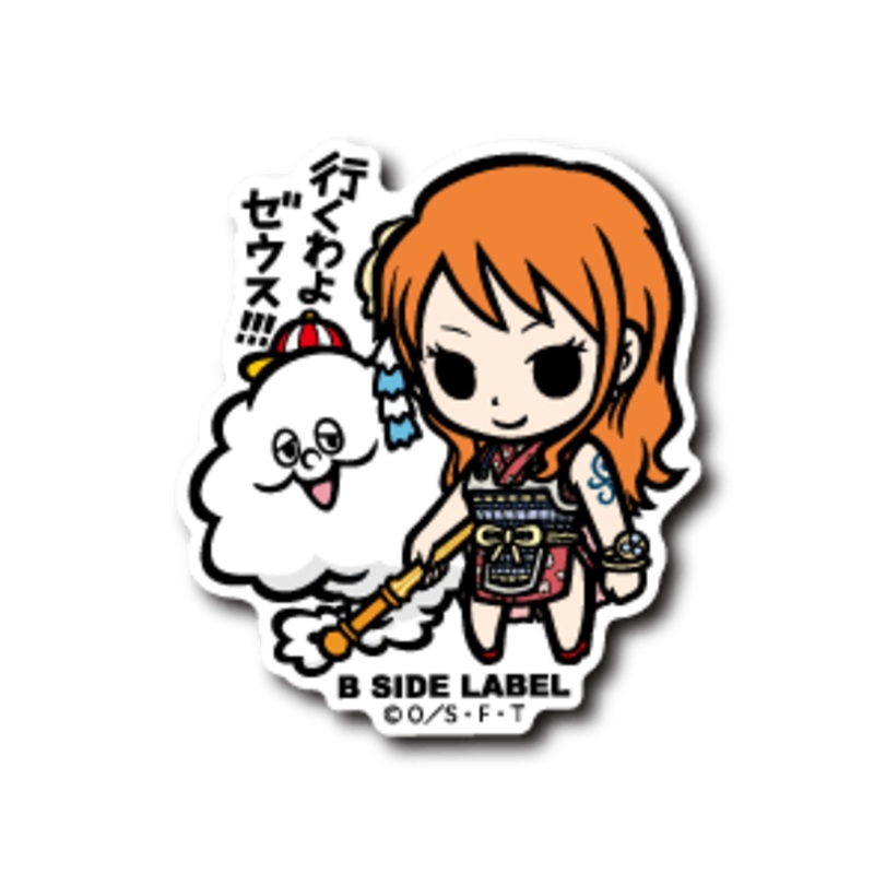 [One Piece] B-Side Label Sticker- Nami & Zeus