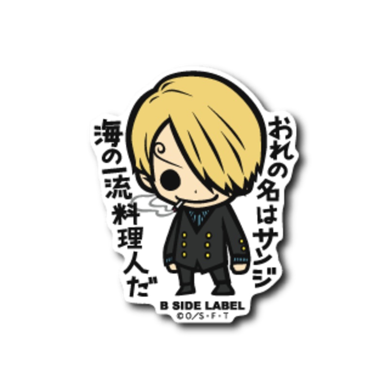 [One Piece] B-Side Label Sticker- Sanji