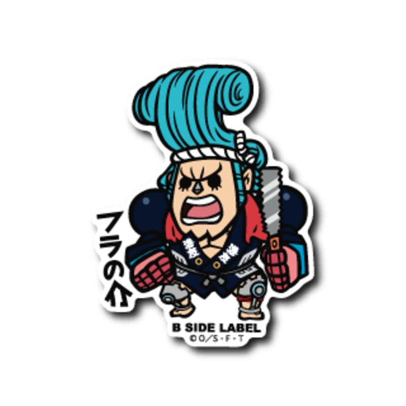 [One Piece] B-Side Label Sticker- Wano Franky (Franosuke)