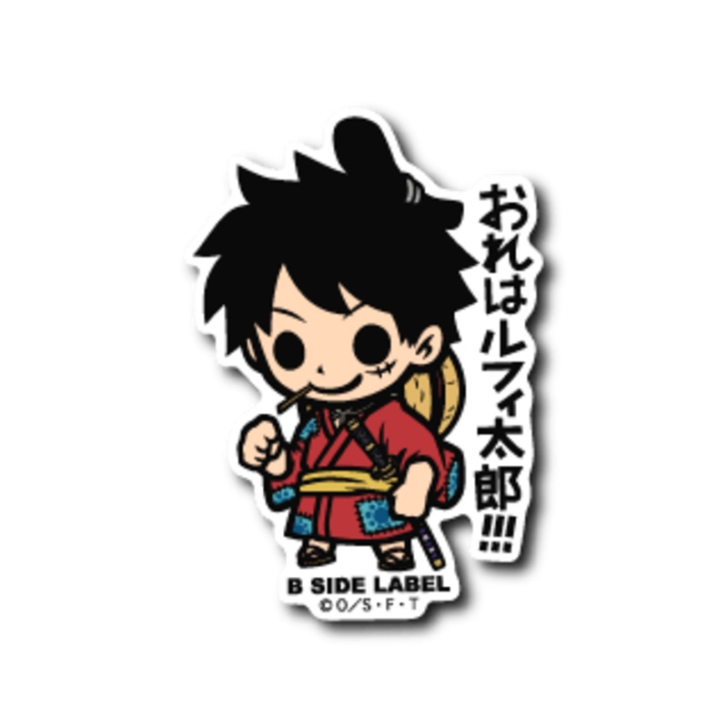 [One Piece] Luffy: B-Side Label Sticker- Wano Luffy (Luffytaro)